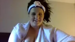 Adorable BBW Jade with cute smile fucks pussy close up