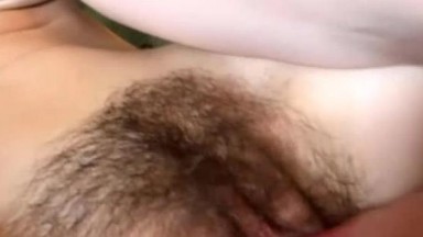 Kinky MILF Cherokee Babe Plays with her Horny Full Bush Pussy